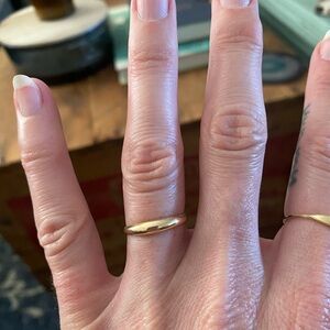 Catbird Petite Coupe Gold Dome Ring